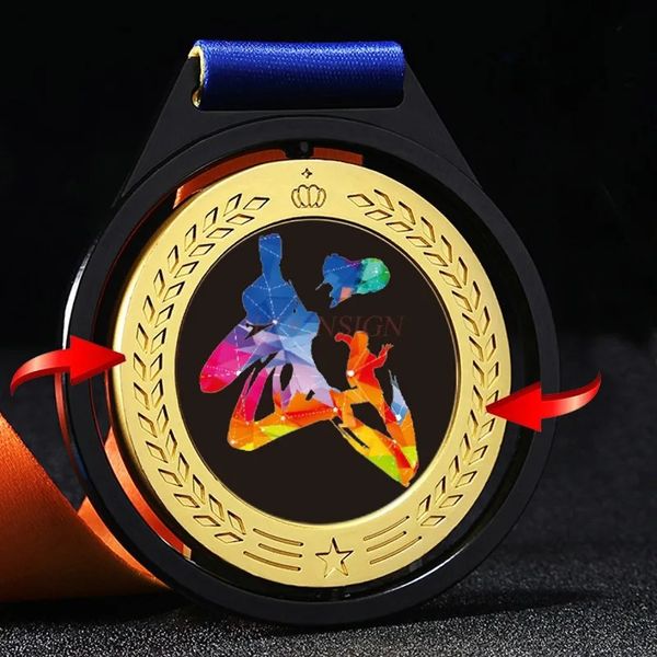 Altri articoli sportivi Medaglia di arti marziali Taekwondo Sanda Medaglia del campione Medaglia commemorativa per bambini elencata Medaglia del premio del concorso 231115