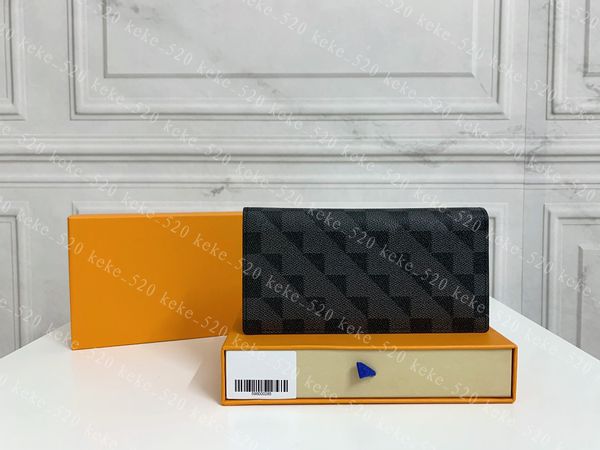 pochette moda donna Portafoglio in vera pelle con sacchetto per la polvere Borsa da donna da uomo Immagini reali all'ingrosso 62665