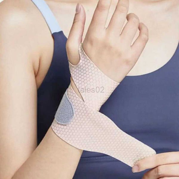 Supporto per il polso Nuovo cinturino in nylon traspirante protettivo per la mano Sport Supporto per il polso Brace Fascia da polso Fasciatura regolabile Cinturino da polso di compressione zln231115