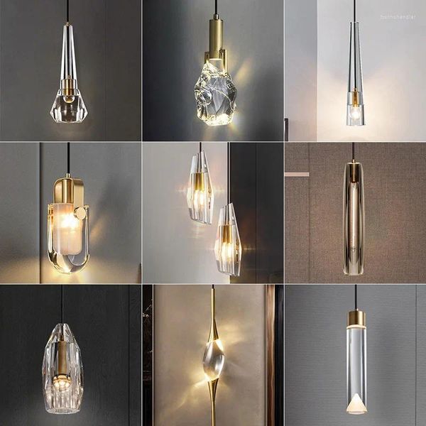 Pendelleuchten, farbige Lichter, Lampe, schwarzer Eisendraht, Industriebeleuchtung, LED-Licht, moderner Glas-Kronleuchter