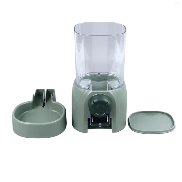 Dispensador de alimentos para cães, gaiola para carregar cachorros, estável, fácil limpeza, grande capacidade, material pp, inodoro, pendurado, alimentador automático para hamster e gato