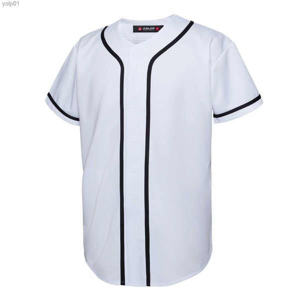 Herrenjacken EALER BJ80-Serie Herren-Baseball-Button-Down-Hemden Kurzärmeliger Hipster-Hip-Hop-SportuniformL231115