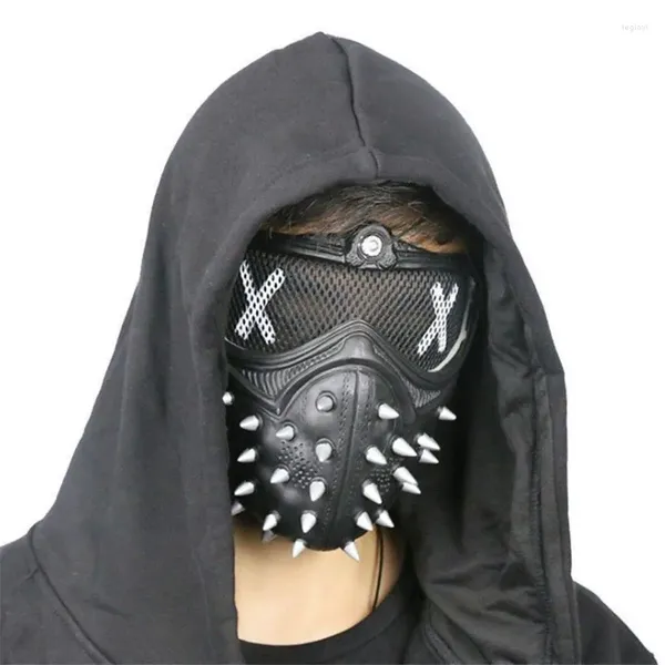 Forniture per feste PVC di alta qualità Watchdog 2 Wrench Mask Cos Gioco Halloween Cosplay Puntelli Watch Dogs