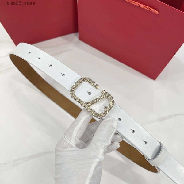 Cinture cintura di design cinture in pelle di vacchetta da donna Cintura di diamanti di lusso Retro Classics fibbia ad ago larghezza 3.0 taglia 95-115 cm Trendy moda casual regalo versatile Q231115