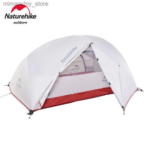 Zelte und Unterstände Naturehike Campingzelt Star River 2-Personen-Kuppelzelt Doub Layer Ultraleichtes Rucksackzelt Wasserdichtes Outdoor-Reisezelt Q231115