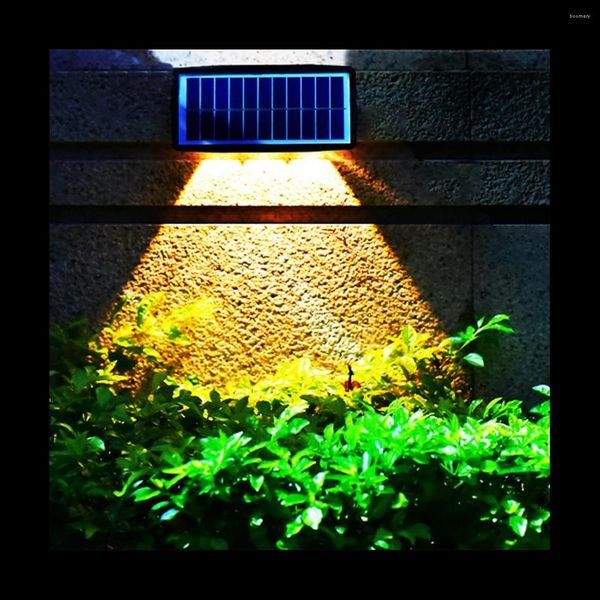 Lâmpada de parede LED Solar Outdoor IP65 Light Garden Night for Street Courtyard Lawn