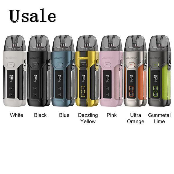 Vaporesso Luxe X Pro Pod Kit 40W Dispositivo Vape Embutido 1500mAh Bateria 5ml Cartucho com 0,4ohm 0,6ohm Bobina de malha 100% autêntico