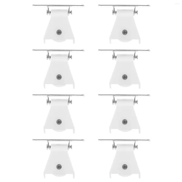 Tenda 8 pezzi puleggia per persiane tende per finestre cavo di blocco per griglia in acciaio inox pom accessorio per la casa sostituibile universale in plastica