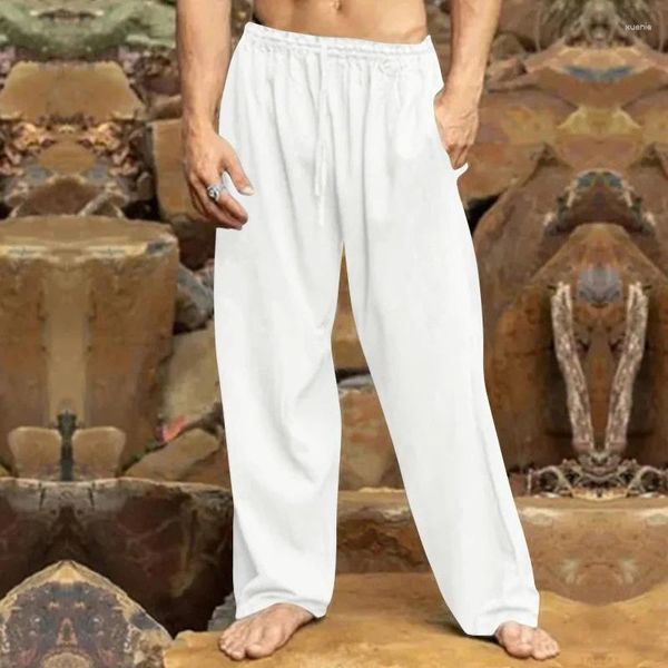 Pantaloni da uomo 2023 primavera e autunno larghi casual dritti taglie forti traspiranti lunghi comodi eleganti.