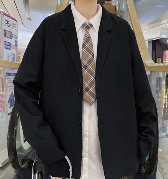 Giacche da uomo Casual Suit Uomo Senior Sense Uniform Black Small Autumn Plankton Coat Tide Brand Top
