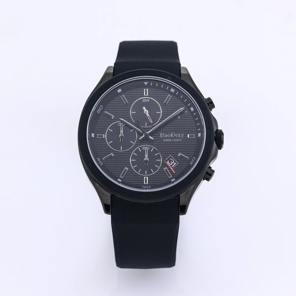 Orologi da polso sofisticato orologio da uomo da 44 mm calendario nero di onyx aprire elastico per corpo inossidabile 231115 231115