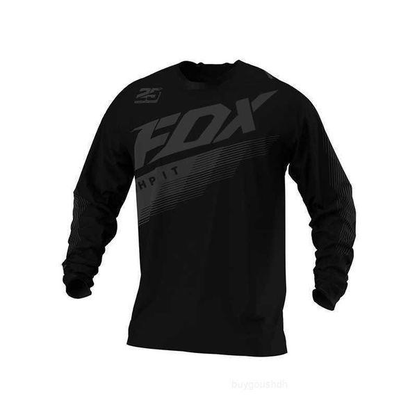 Camisetas masculinas 2023 moto ladeira abaixo moletom hpit fox mtb mountain bike ladeira de camisa de moto de moto de moto cross country bike enduro dh