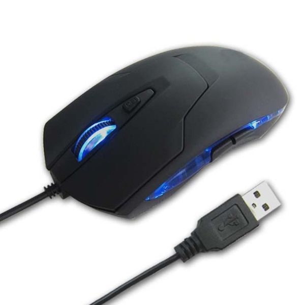 Ratos Atacado 2400 DPI LED 6 Botão Chave Óptica Usb Wired Mouse para Jogo Laptop Computador H210418 Drop Delivery Computadores Networking K Dhbjr