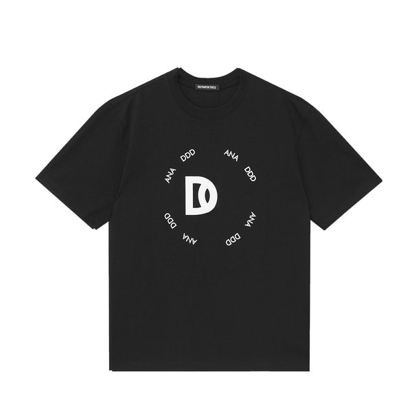 DSQ Phantom Turtle Mens Дизайнерская футболка итальянская футболка с логотипом Milan Fashion Summer Black White Fusmit Hip Hop Streetwear 100% хлопковые топы плюс размер 51499