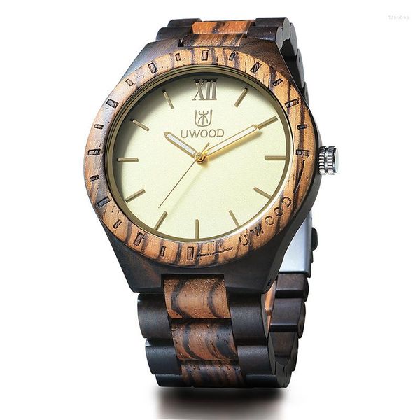 Relógios de pulso item zebra wooden watches for mass wood watch relógio relogio masculino nice natal presente de quartzo relógio de pulso