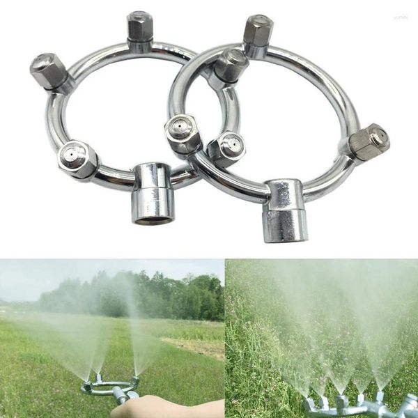 Bewässerungsgeräte Edelstahl-Hochdruck-Nebelnebeldüse Gartensprinkler Mehrloch-Bewässerungsanschluss Wasseranschluss M14 1,5