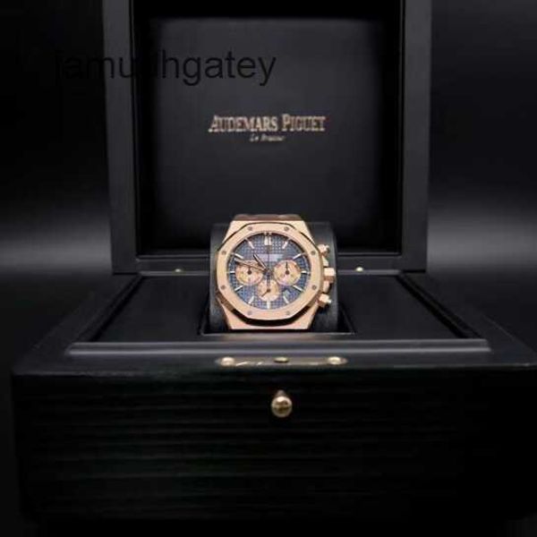 AP Swiss Relógio de luxo Royal Oak Series 26331or Rose Gold Relógio mecânico automático masculino 26331or