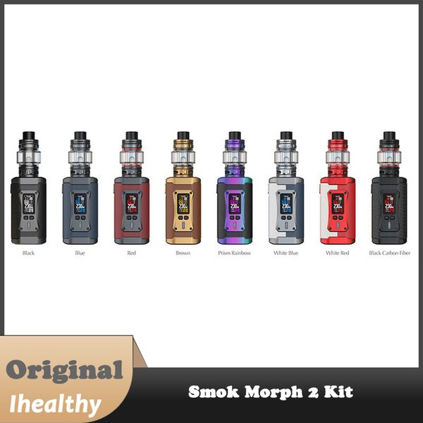 SMOK Morph 2 Kit 230W Morph Box Mod alimentado por células Dual 18650 com sistema de enchimento de tanque TFV18 de 7,5ml