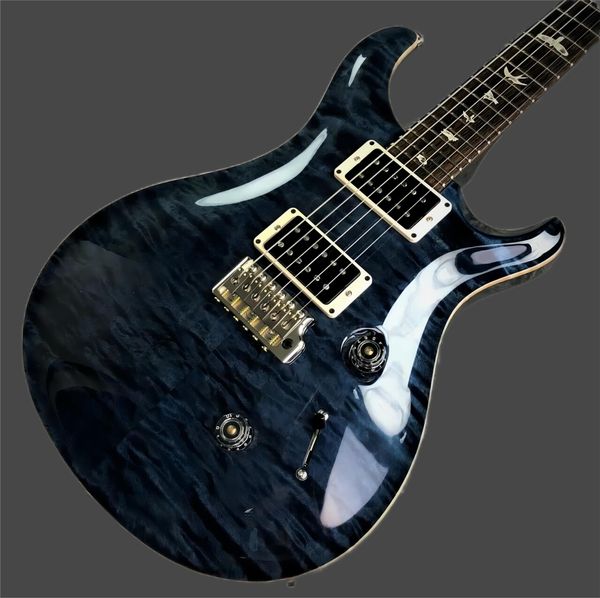 Beste Paul Reed Smit Custom 24 Whale Blue E -Gitarre