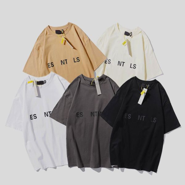 Top Craftsmanship Ess Mens t Shirts men women Fashion designer tshirt Street Casual fog Sleeve tees Short Sleeve tees 1977 Cotton stereoprinting polos shirt