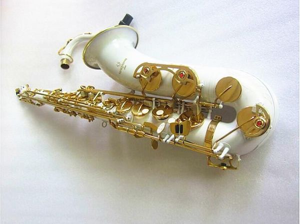 Nuovo Giappone YANAGIS T-992 modello Bb Sassofono tenore Jazz Oro bianco Sassofono chiave con strumenti musicali Prestazioni professionali Nave libera