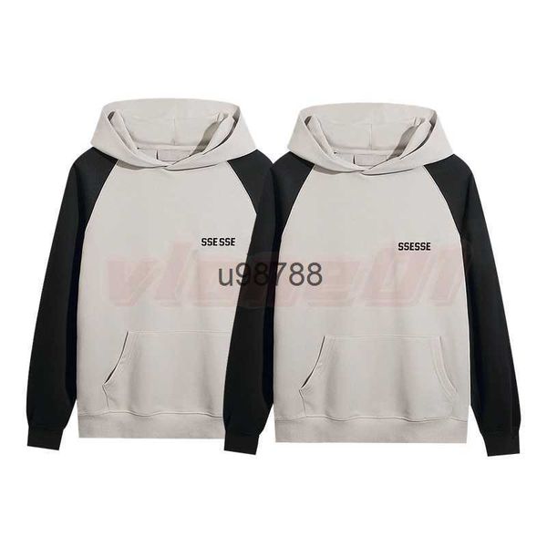 Lüks Erkek Kadın Tasarımcı Hoodies Renk Eşleşen Kapşonlu Kazak Moda Çiftler Hip Hop Sokak Giyim Sweatshirt Öğrenciler Ceketler Asya Boyutu S-XLMT6F