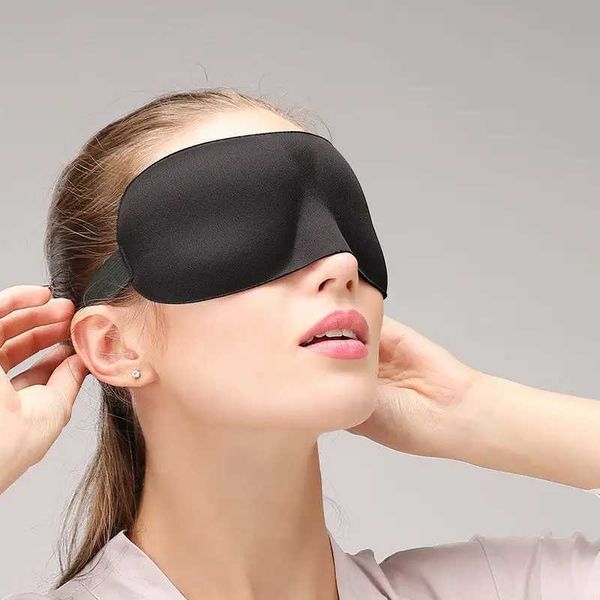 Máscaras de sono 3d Máscara de dormir Eyepatch Block Out Light Soft Paded Rest Relax Aid Cover Patch Blindfold Face Shade Eyes Patchs 231116