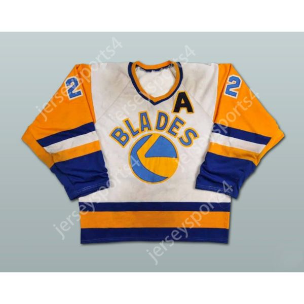 Benutzerdefiniertes KELLY CHASE SASKATOON BLADES HOCKEY JERSEY NEU oben genäht S-M-L-XL-XXL-3XL-4XL-5XL-6XL