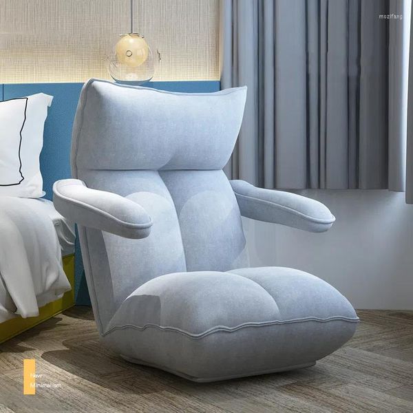 Yastık Modern Tatami Tek Katlanabilir Ayarlanabilir Koltuk Odası Tembel Kanepe Balkon Körfezi Backrest Sandalye Oturma Odası Ev Mobilya