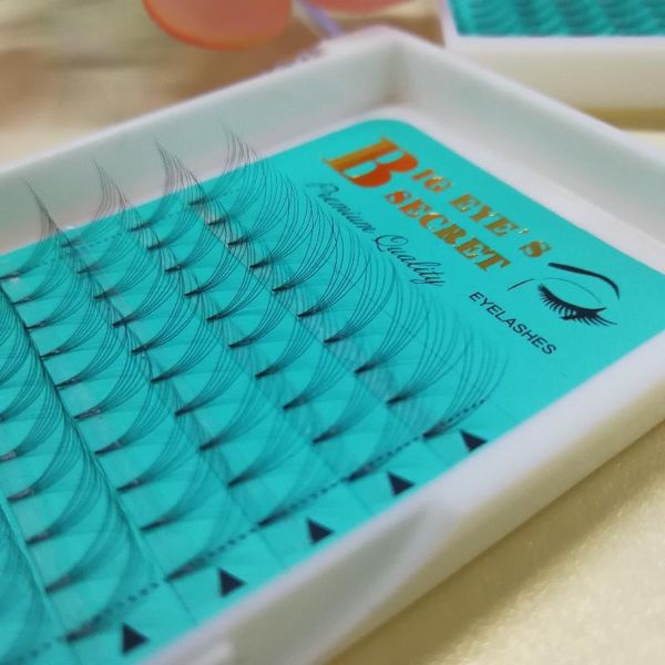 False Eyelashes Trays/lot Russian Premade Volume Eyelash Fans 6D Silk Individual Professional Short Stem Lashes ExtensionFalse