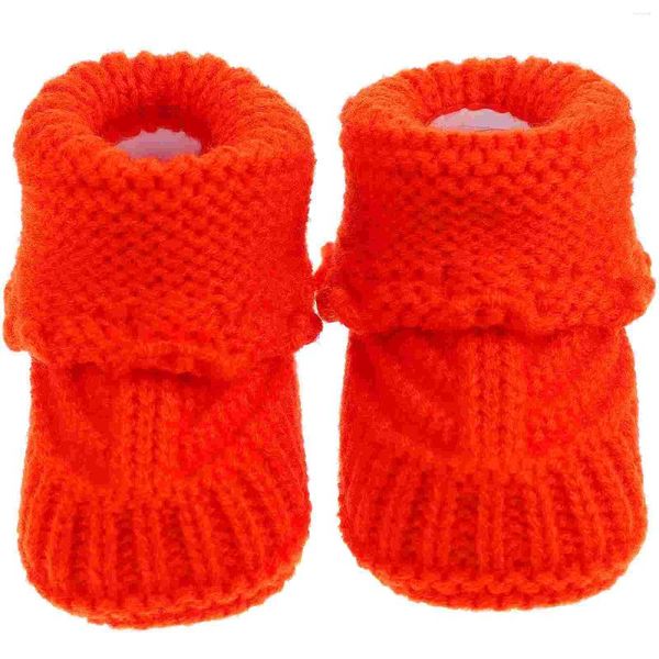 Sandalen Born Strickschuhe Kleinkind Winterschuhe Baby gestrickt Häkelzubehör für dicke Säuglingsschuhe