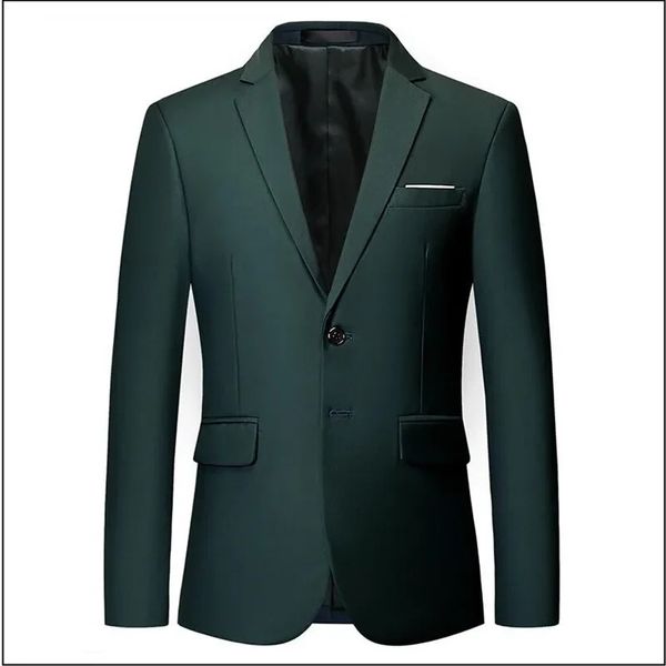 Ternos masculinos Blazers Mens Elegante Colorido Slim Fit Casual Blazer Jaqueta Verde Roxo Preto Amarelo Casamento Prom Formal Terno Casacos Para Homens 231115