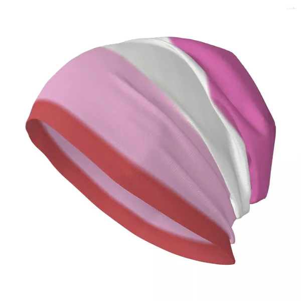 Berretti Lesbian Pride Cappello lavorato a maglia Cappelli personalizzati Nero Designer Uomo Donna