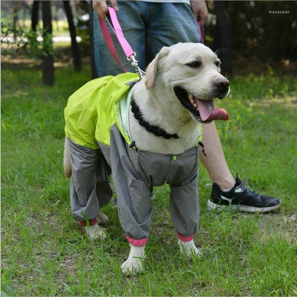 Abbigliamento per cani Impermeabile impermeabile per cani Giacca antipioggia impermeabile per piccoli, medi e grandi Labrador Golden Retriever