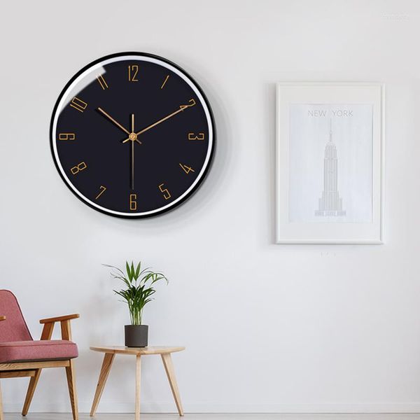 Orologi da parete Orologio silenzioso nordico Soggiorno moderno Camera da letto creativa di lusso Elegante Reloj De Pared Arredamento minimalista WK50WC