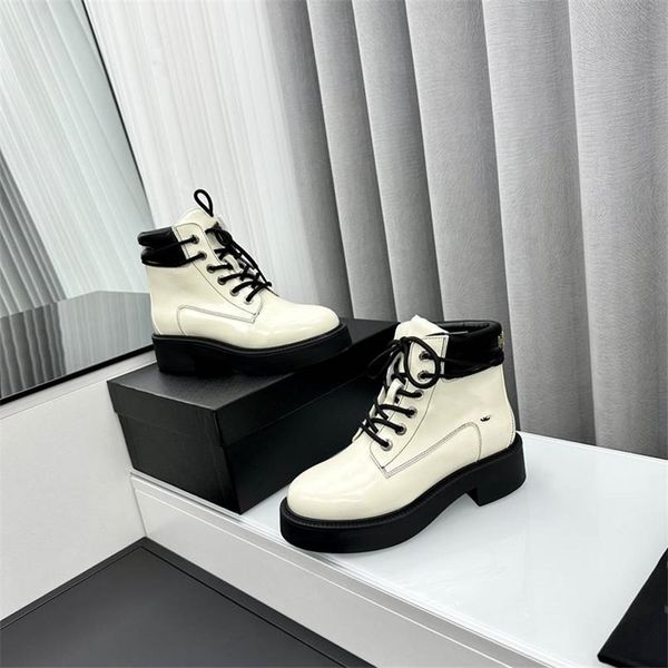 Chanells Business Design Chaannel Cormeration Chanellies Fashion Women Work Boots Luxury Anti Slip Knight Boots Martin Boots Casual Sock Boots 09-015