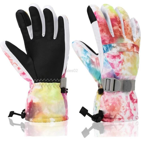 Ski Gloves Ski Gloves Winter Waterproof Warm Touchscreen Snow Gloves Mens Womens Boys Girls Kids zln231116