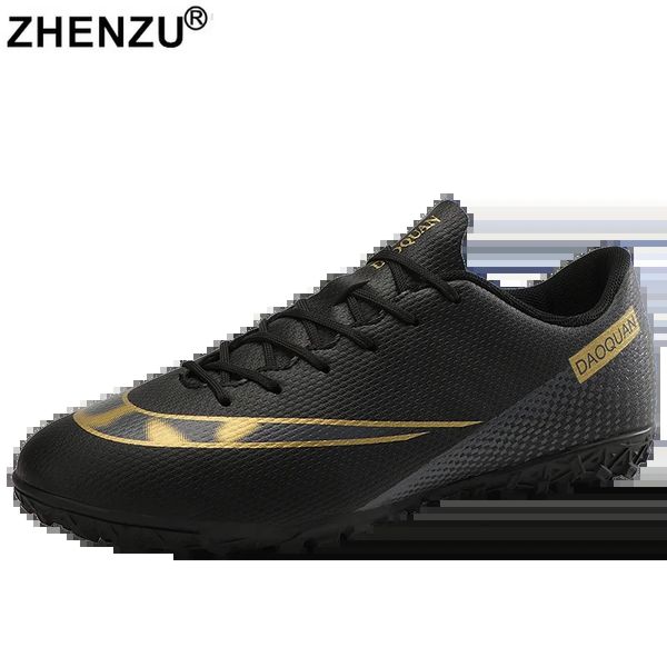 Vestido zhenzu tamanho 32-47 homens botas de futebol sapatos infantis menino menina ag/tf ultralight futebol sneakers 231116