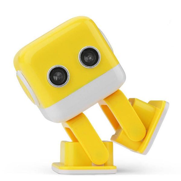 Freeshipping RC Robot Toy Altoparlante Bluetooth intelligente Macchina da ballo musicale intelligente LED Face Desk Regalo per bambini Gesto Interative Bcnet