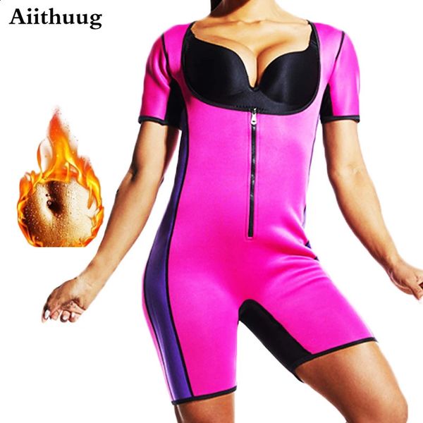 Vita pancia Shaper Aiithuug Sudorazione Sauna Suit Dimagrante Body Shaper Corsetto Dimagrante Body Perdita di peso Corsetto Donna Bodi Shaper Slim Suit 231115