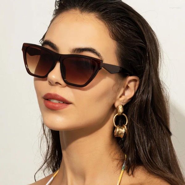 Óculos de sol moda escudo punk mulheres homens tendências marca designer óculos de sol feminino viagem óculos tons uv400 de sol mujer