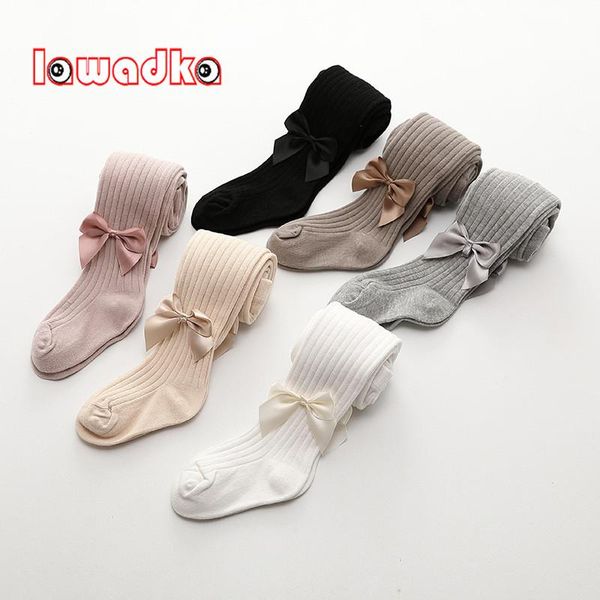 Footies Lawadka 2pcs/лот весна осень осень детский колготки для девочек вязаные хлопковые бахновые детские трусики.