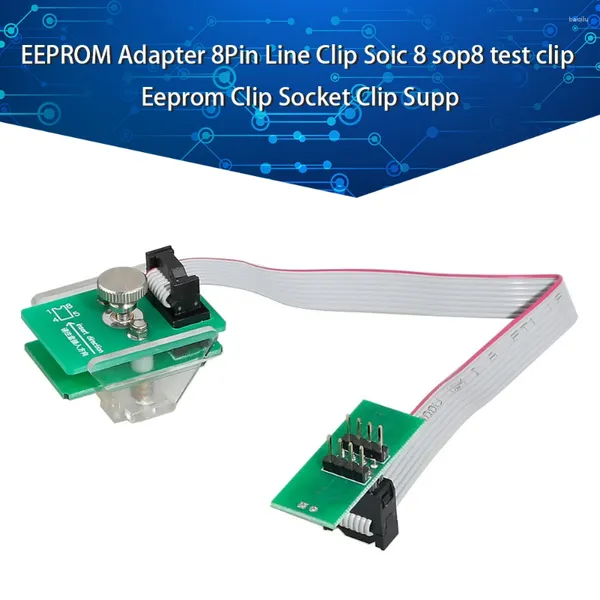 Adaptador 8pin Line Clip SOIC SOP8 Teste de dados anti-roubo para iProg/Orange/XProg