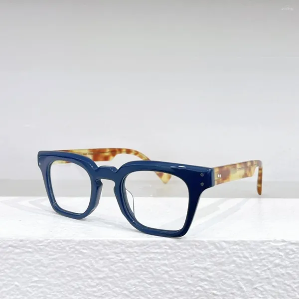 Óculos de sol quadros moda vintage quadro óptico senador sólido acetato miopia esfera prescrição retro quadrado design feminino homem uma alta