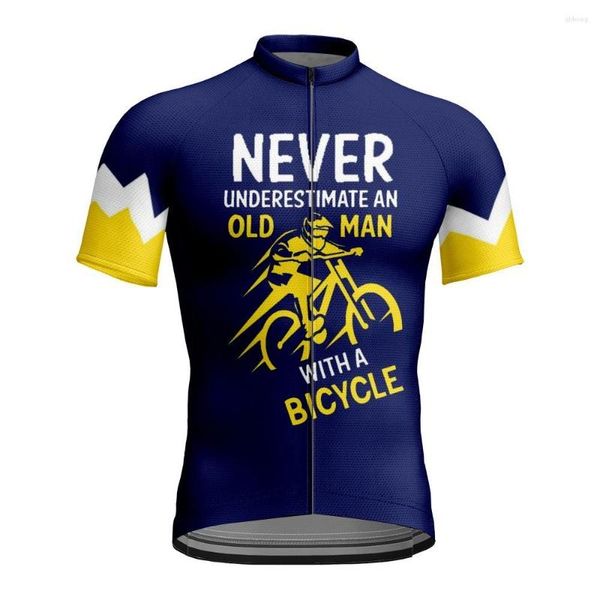 Herren T-Shirts Herren Hochwertige Fahrradsportbekleidung Ropa Ciclismo Sommer Pro Team Radtrikot Reißverschluss Fahrradbekleidung