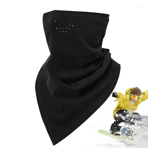 Bandanas inverno rosto pescoço mais quente capa de esqui gaiter para tempo frio meia balaclavas cachecóis quentes à prova de vento masculino