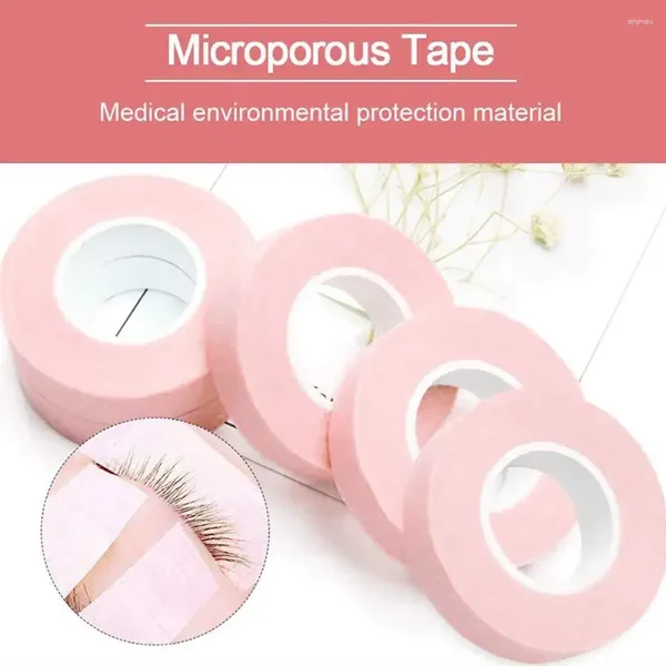 Make-up-Pinsel, 5 Rollen, für falsche Wimpern, Verlängerungsband, professionelle Anti-Allergie, atmungsaktives Mikroporen-Gewebe, Wimpern-Pfropfwerkzeuge