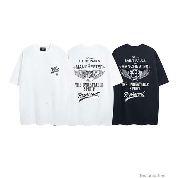 Designer-Modekleidung, Luxus-T-Shirts, T-Shirts, repräsentiert ative 23 New Product Team Limited Letter Printing Short Sleeve Mens Womens Small Fashion Br High Street Tsh