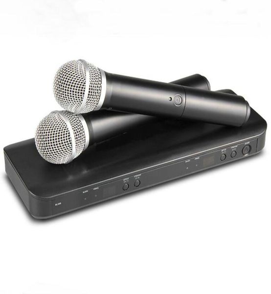 Профессиональный BLX288 UHF беспроводной микрофон караоке-система двойной ручной передатчик микрофон для сцены DJ KTV3310321