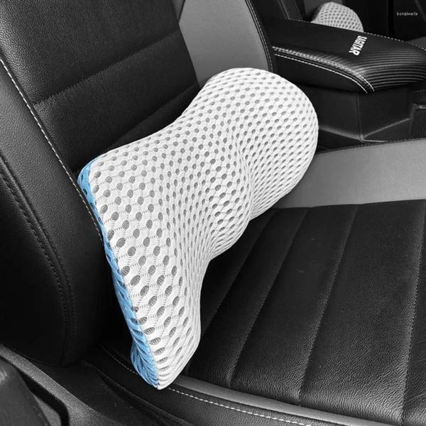 Cuscino Supporto lombare Schiuma di memoria ergonomica Rete traspirante Sollievo dal dolore Sedia da ufficio Seggiolino auto Reclinabile Schienale del letto